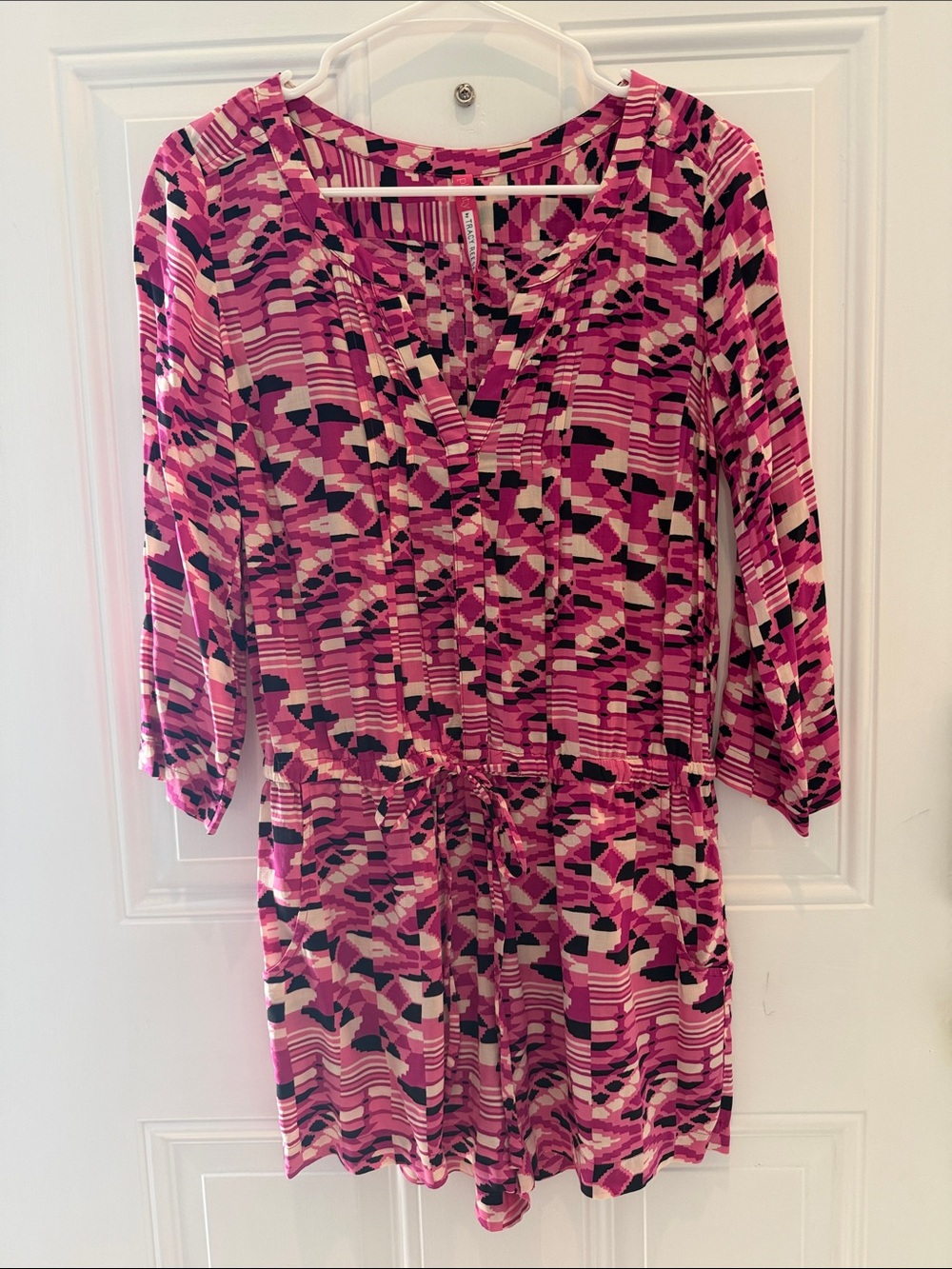 Plenty by Tracy Reese Geometric Romper Size XS